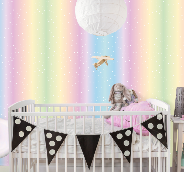 Pastel Starry Gradient star wallpaper - TenStickers