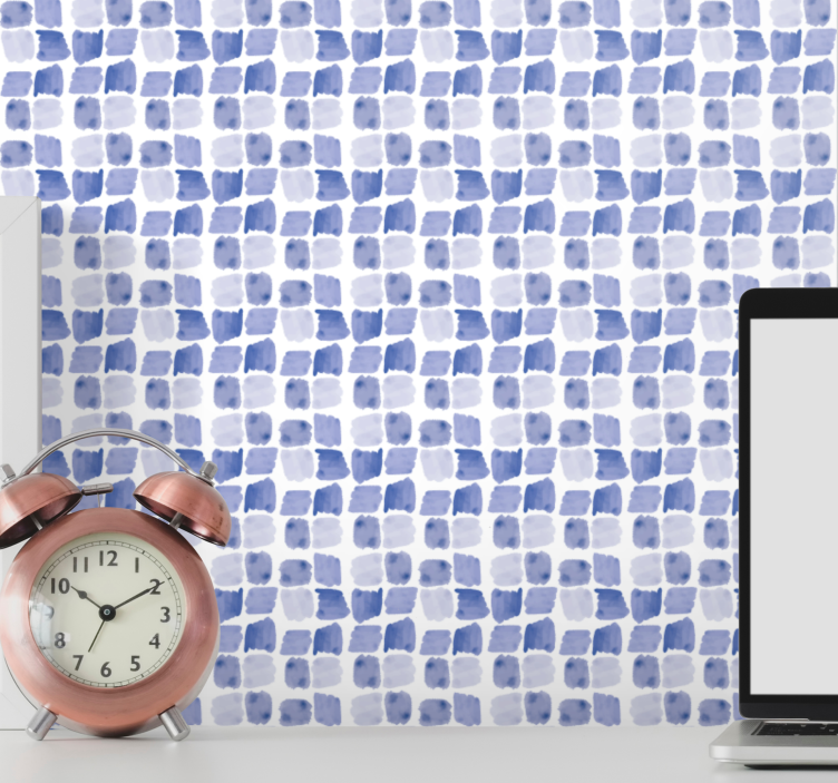 Random square halfton pattern modern wallpaper - TenStickers