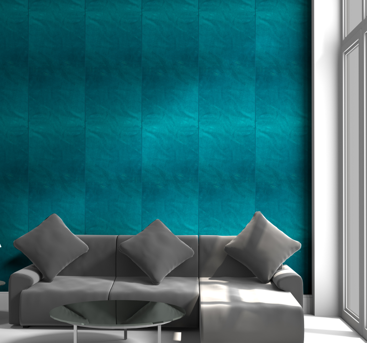 Smooth Ocean Waves living area wallpaper - TenStickers