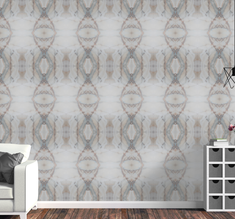 Symmetrical Elegance abstract wallpaper - TenStickers