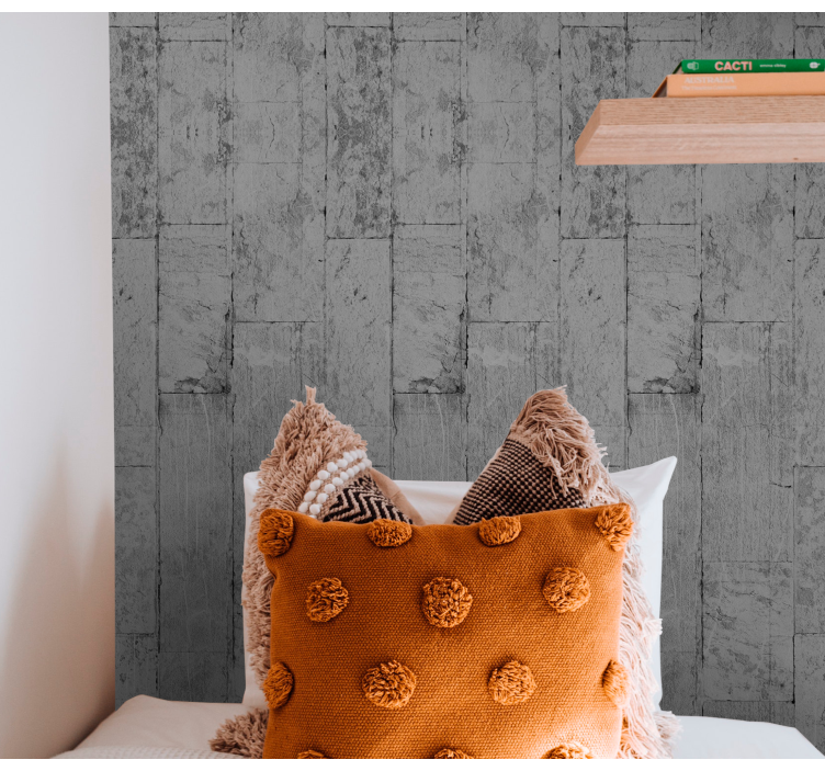 Textured Brick Impressions bricks wallpaper - TenStickers