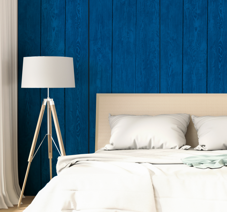 Textured Timber Panels wood effect wallpaper - TenStickers
