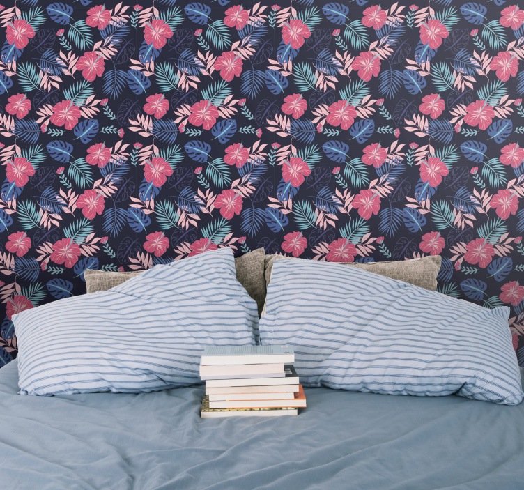 Tropical Botanicals nature wallpaper - TenStickers