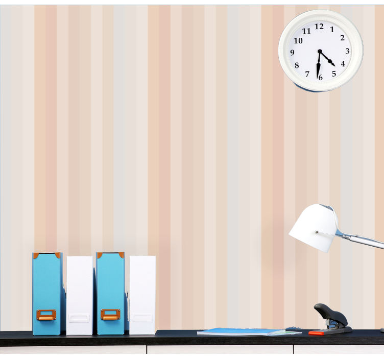 Vertical Stripe Design wallpaper striped - TenStickers